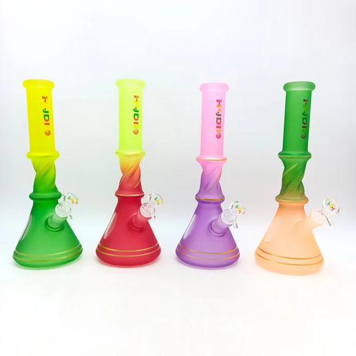 HYDRO | 12" Colored Glass Beaker Bong (MST217) Glass Bong The MST