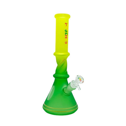 HYDRO | 12" Colored Glass Beaker Bong (MST217) Glass Bong The MST Yellow + Green