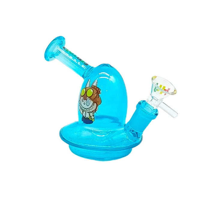 HYDRO | 4.3" Color Glass Mini Rig (MST214) Glass Rig The MST Blue