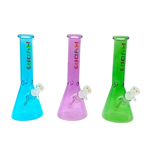 HYDRO | 10" Colored Glass Beaker Bong (MST229) Glass Bong The MST