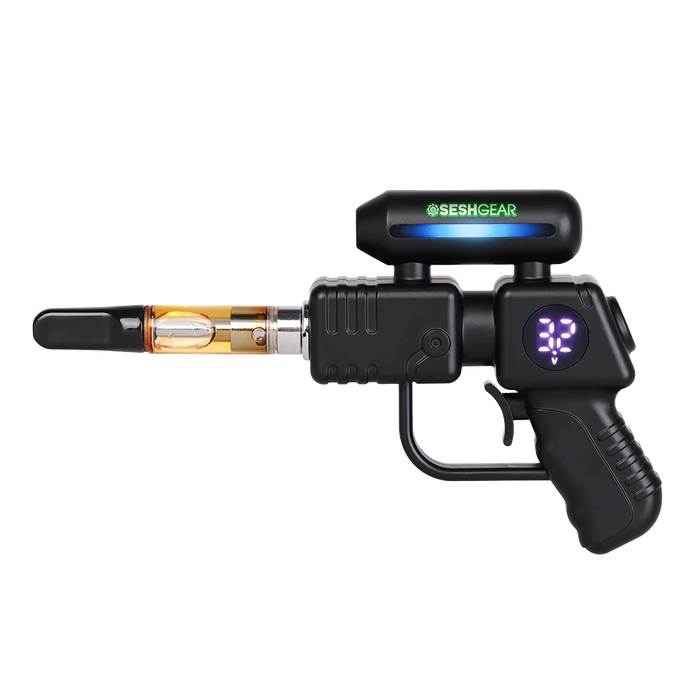 Seshgear | 510 Ray Gun Variable Voltage Vaporizer – 500mAh, 5CT Display 510 Battery ONE
