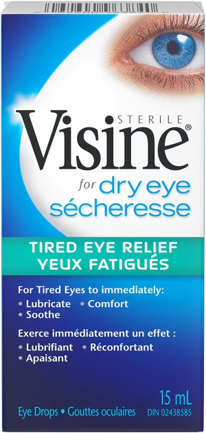 Visine for Dry Eye & Tired Eye Relief 15mL – Fast Soothing Hydration for Irritated Eyes Eye Drop ONE
