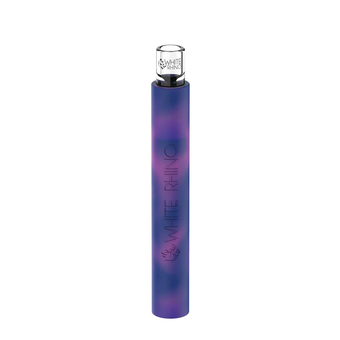 WHITE RHINO | Flip Chillum To Straw - Assorted -Pyrex Tip - 25ct