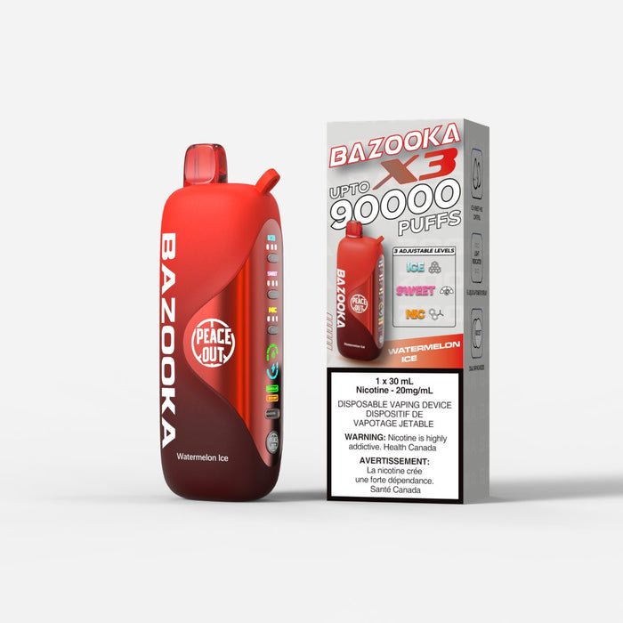 Bazooka X3 90K Puffs - Box of 3