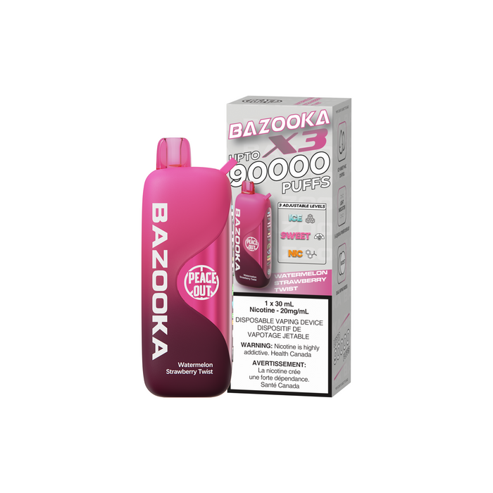 Bazooka X3 90K Puffs - Box of 3
