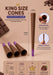 LYF Platinum | Chocolate Flavour King Size Cones, 110mm, Pack of 30, Natural, Vegan, 100% Plant Fiber Material Pre-rolled Cone (Display Pack) LYF Live Your Freedom