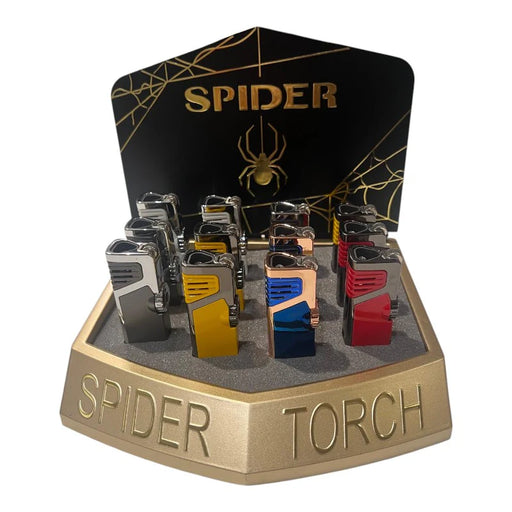 Spider | Refillable Torch Lighter – Compact Color Block Edition [SP-190] Torch The MST