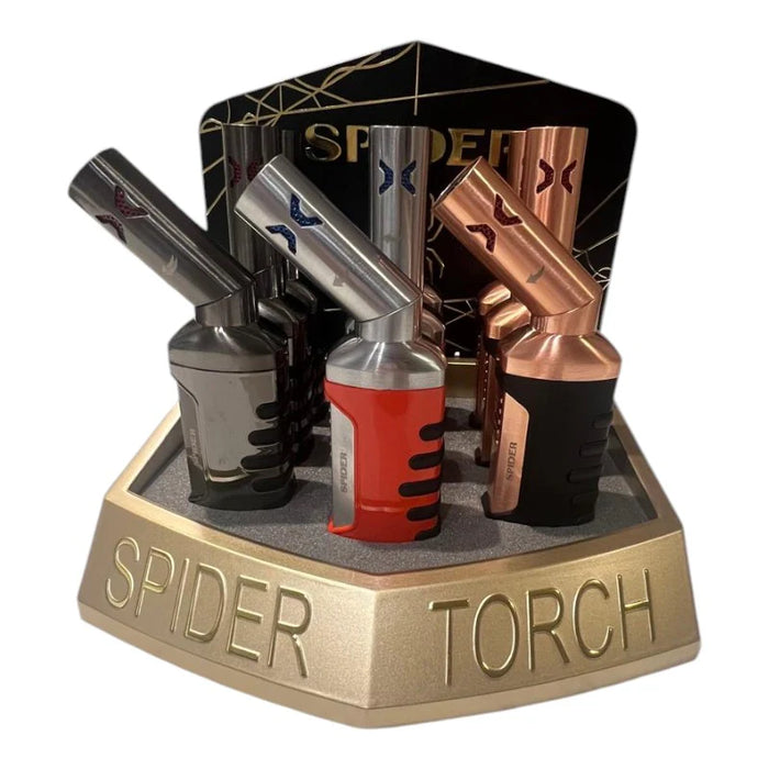 Spider | Refillable Torch Lighter – Industrial Tube Edition [SP-589] - 9 units Torch The MST