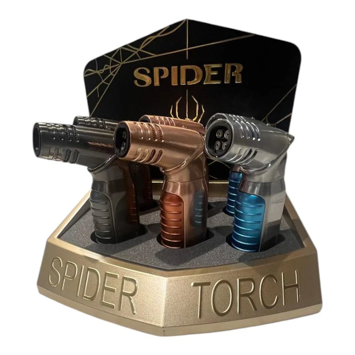 Spider | Refillable Torch Lighter – Grip Handle Turbo Edition [SP-393] Torch The MST