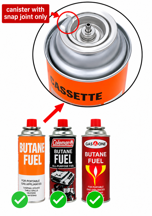 X-Lite | Butane Torch Head XLC-TH001 - 6 pcs Torch ONE