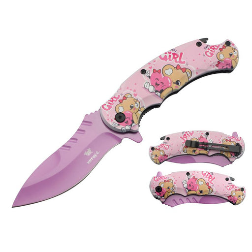 Xtreme | 8.4″ Folding Pocket Knife – Printed Handle with Liner Lock & Pocket Clip (XTR-DES-1x) Folding Knives Canadian Distributor DES-11