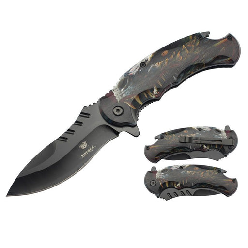 Xtreme | 8.8″ Folding Pocket Knife – Clip Point Blade with Aluminum Handle & Pocket Clip (XTR-DES-7) Folding Knives Canadian Distributor DES-7