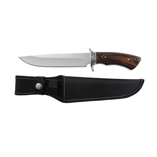 Xtreme | 12″ Hunting Knife – Fixed Clip Point Blade with Rosewood Handle (XTR-HKN066) Fixed Blade Knives Canadian Distributor