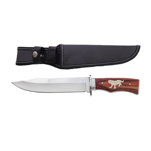 Xtreme | 12″ Roaring Tiger Hunting Knife – Fixed Clip Point Blade with Sheath (XTR-HKN067) Fixed Blade Knives Canadian Distributor