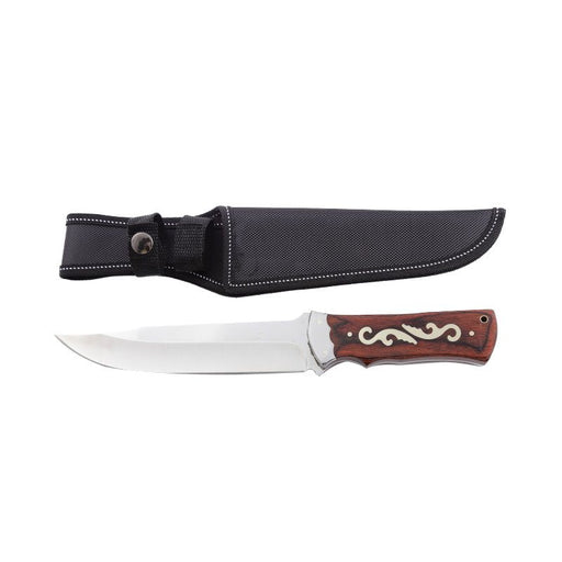 Xtreme | 16″ Hunting Knife – Fixed Blade with Sheath & Wood Handle (XTR-HKN070) Fixed Blade Knives Canadian Distributor