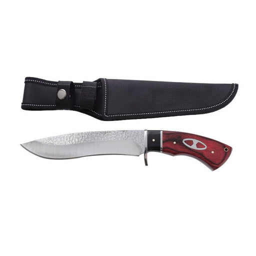 Xtreme | 11.77″ Hunting Knife – Fixed Blade with Decorative Wood Handle & Sheath (XTR-HKN076) Fixed Blade Knives Canadian Distributor