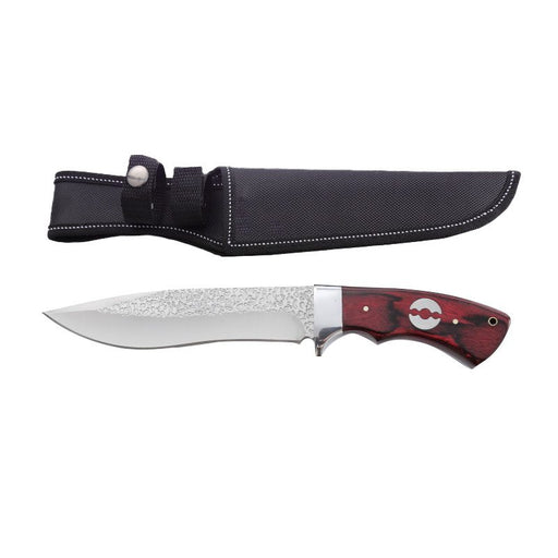 Xtreme | 9″ Hunting Knife – Fixed Blade with Wooden Handle & Sheath (XTR-HKN078) Fixed Blade Knives Canadian Distributor