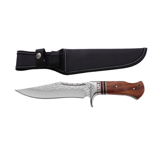 Xtreme | 12″ Hunting Knife – Fixed Blade with Wooden Handle & Sheath (XTR-HKN085) Fixed Blade Knives Canadian Distributor