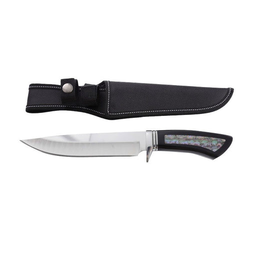 Xtreme | 12″ Hunting Knife – Fixed Blade with Wooden Handle & Pearl Inlay (XTR-HKN086) Fixed Blade Knives Canadian Distributor