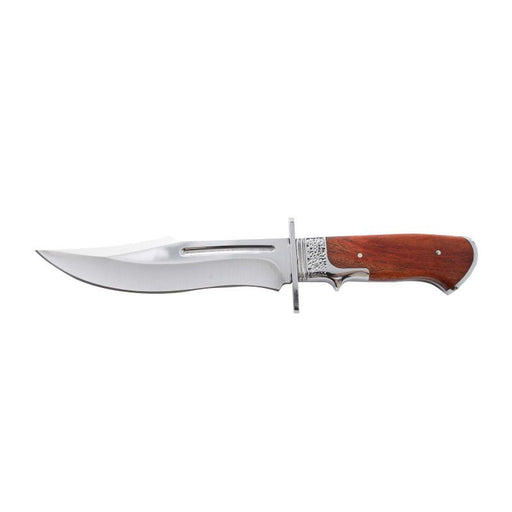 Xtreme | 11.81″ Hunting Knife – Fixed Clip Point Blade with Polished Wooden Handle & Sheath (XTR-HKN088) Fixed Blade Knives Canadian Distributor