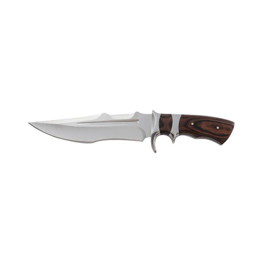 Xtreme | 12.2″ Hunting Knife – Fixed Curved Blade with Wooden Handle & Sheath (XTR-HKN091) Fixed Blade Knives Canadian Distributor