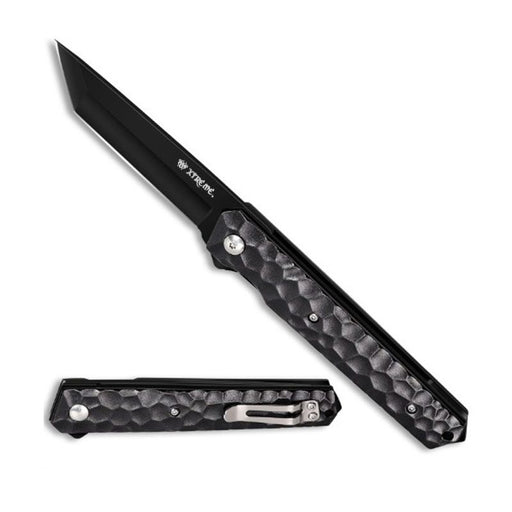 Xtreme | 8.4″ Pocket Knife – Tanto Point Blade with Aluminum Handle & Glass Breaker (XTR-HKN095) Folding Knives Canadian Distributor