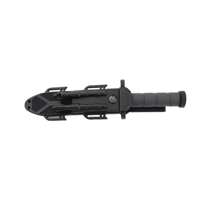 Xtreme | 12.5″ Survival Hunting Knife – Locking Blade with Compass, Fire Starter & ABS Sheath (XTR-HKN096/7) Fixed Blade Knife Canadian Distributor