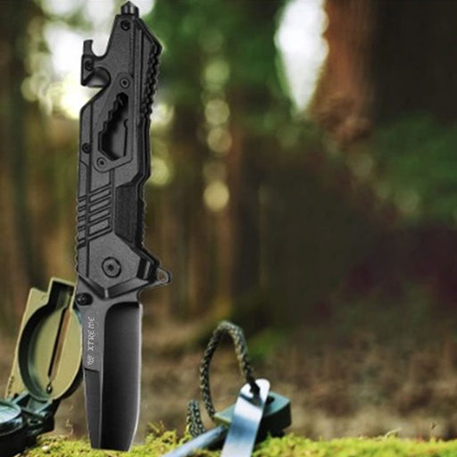 Xtreme | 8.07″ Tactical Pocket Knife – 7CR17 Titanium-Coated Blade with Multi-Tool Functions (XTR-HKN107) Folding Knives Canadian Distributor
