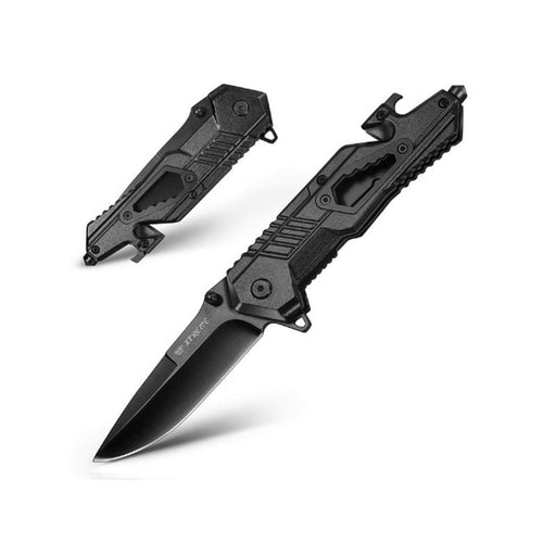 Xtreme | 8.07″ Tactical Pocket Knife – 7CR17 Titanium-Coated Blade with Multi-Tool Functions (XTR-HKN107) Folding Knives Canadian Distributor
