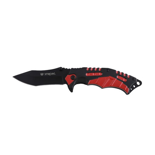 Xtreme | 8.39″ Hunting & Pocket Knife – Black Titanium Folding Blade with Wire & Liner Lock (XTR-HKN126) Folding Knives Canadian Distributor