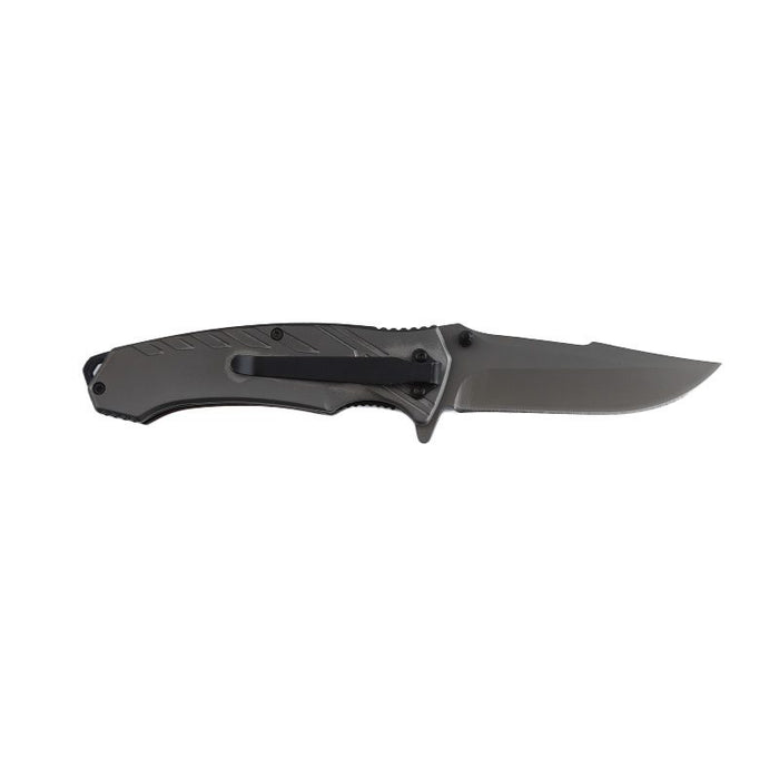 Xtreme | 8″ Pocket Knife – Folding Clip Point Blade with Stained Wood Handle & Pocket Clip (XTR-HKN129) Folding Knife Canadian Distributor