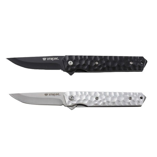 Xtreme | 8.07″ Pocket Knife – Folding Drop Point Blade with Aluminum Handle & Glass Breaker (XTR-HKN131) Folding Knives Canadian Distributor