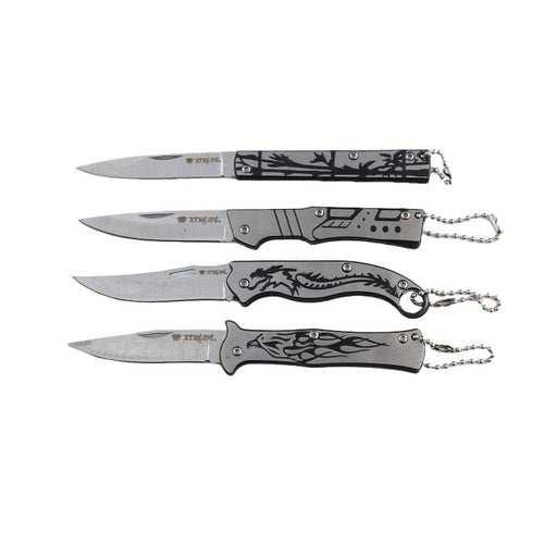 Xtreme | 5.9″ Mini Pocket Knife Gift Set – 4-Piece Folding Knife Set with Engraved Handles (XTR-HKN134) Folding Knives Canadian Distributor