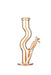 Xtreme | 10" Xtreme Wavebong [XTR-MY003] – Box of 12 Glass Bong Canadian Distributor