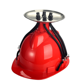 Helmet Smoking Device [YD3006] Gadget Canadian Distributor Red