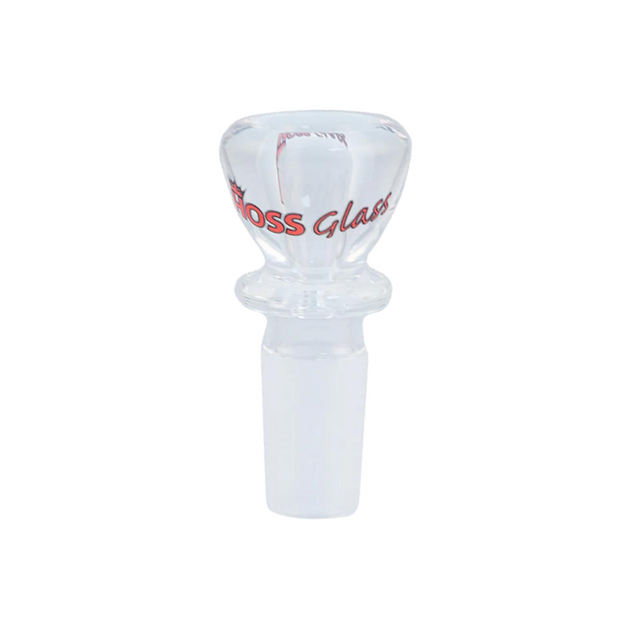 Hoss Glass | 14mm Full Colour Chunky Snapper Bowl [YX20C] Bowl · Popper Smoking Cat Distribution Clear