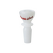 Hoss Glass | 14mm Full Colour Chunky Snapper Bowl [YX20C] Bowl · Popper Smoking Cat Distribution White
