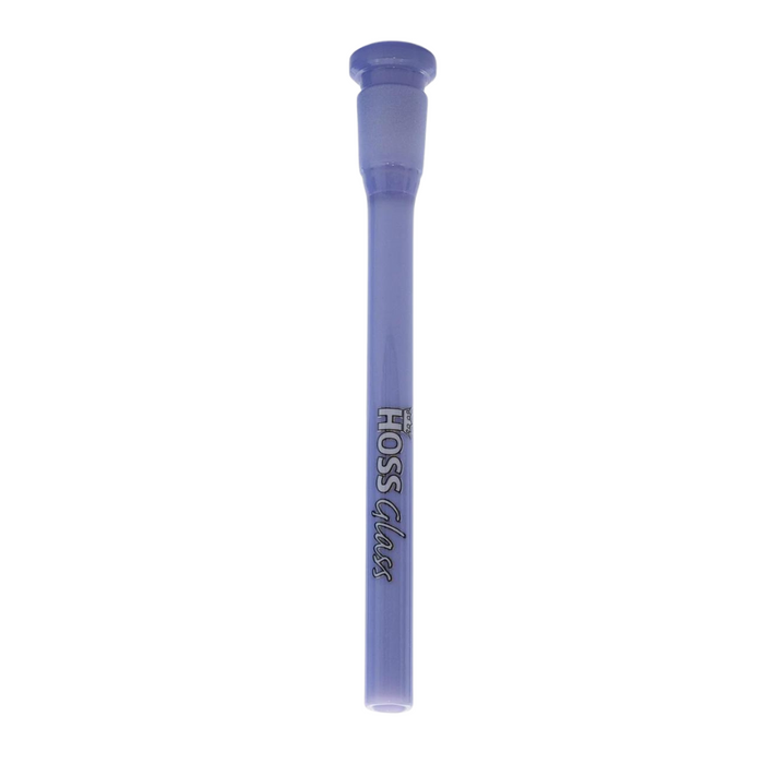 Hoss Glass | 6.25" Flush Mount Open Ended full Colour Downstems [YX23C] Downstem · Bowlstem Smoking Cat Distribution Milk Purple