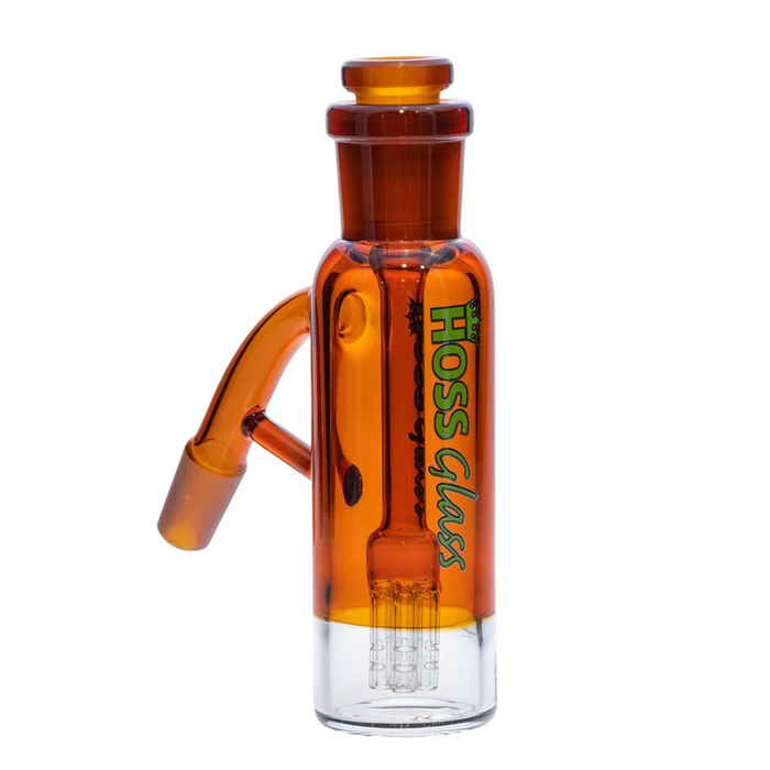 Hoss Glass | 5.5" 14mm Coloured Ash Catcher [YX39C] Ashcatcher · Percolator · Filter · Mouthpiece Smoking Cat Distribution Amber