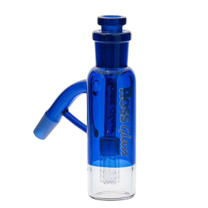 Hoss Glass | 5.5" 14mm Coloured Ash Catcher [YX39C] Ashcatcher · Percolator · Filter · Mouthpiece Smoking Cat Distribution Blue