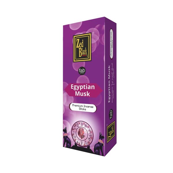 Zed Black | Premium Incense Sticks – 6 pack Incense Canadian Distributor Egyptian Musk