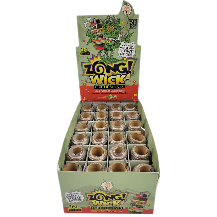 ZONG Wick | Lighter Sleeve (16') 24ct Display Display Pack BG Sales