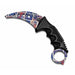 7.5" Non-Sharpened Practice Karambit Knife with Sheath – Assorted Designs