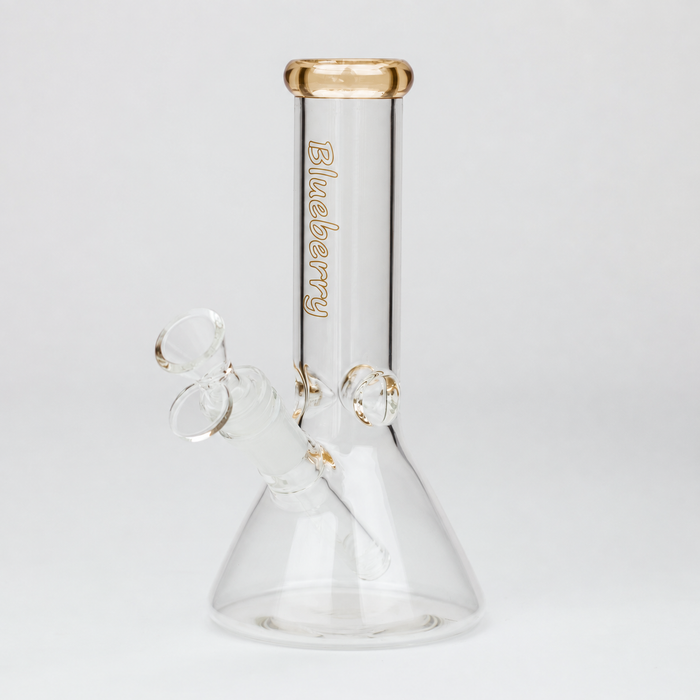 8" Blueberry glass beaker water bong ( N8040 ) Glass Bong ONE Champagne