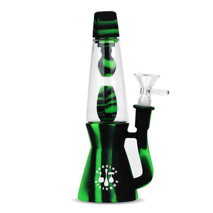 LIT® Silicone | 8.25" Lava Lamp Water Pipe Resin · Silicone · Plastic Bong Smoking Cat Distribution
