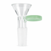 Glass Bowl with Milk Color Round Handle – 14mm (Pack of 3) Bowl · Popper 777 Smoke Milk Green