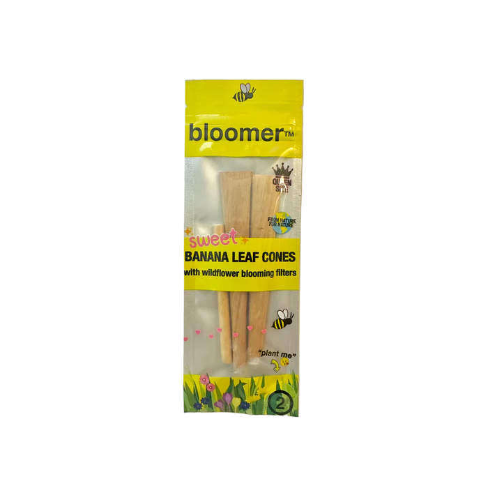 bloomer™ | sweet banana leaf cones box of 20 ROLLING PAPER bloomer