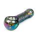 Red Eye Tek® | 4.5" Metallic Terminator Finish Big Twister Hand Pipe Glass Pipe West Coast Gifts Green