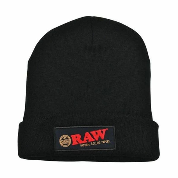 RAW | Black Beanie Hat & Toque Smoking Cat Distribution