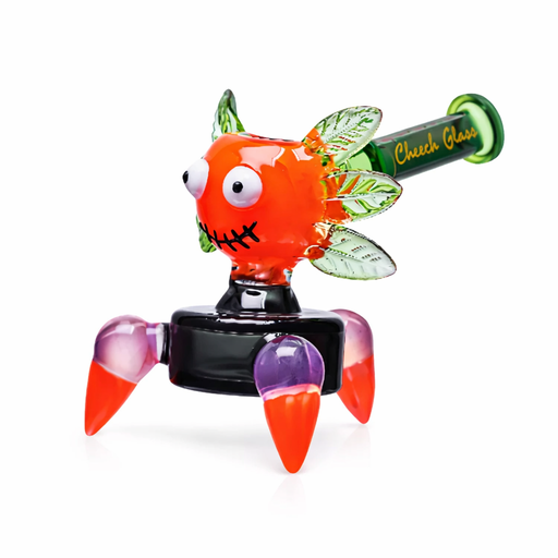 Cheech | 3.5" Horror Smiley Pipe [CHE 337] Glass Pipe Smoking Cat Distribution